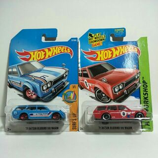 รถเหล็ก Hot wheels 71 DATSUN BLUEBIRD 510 WAGON (Ib004)#lb32