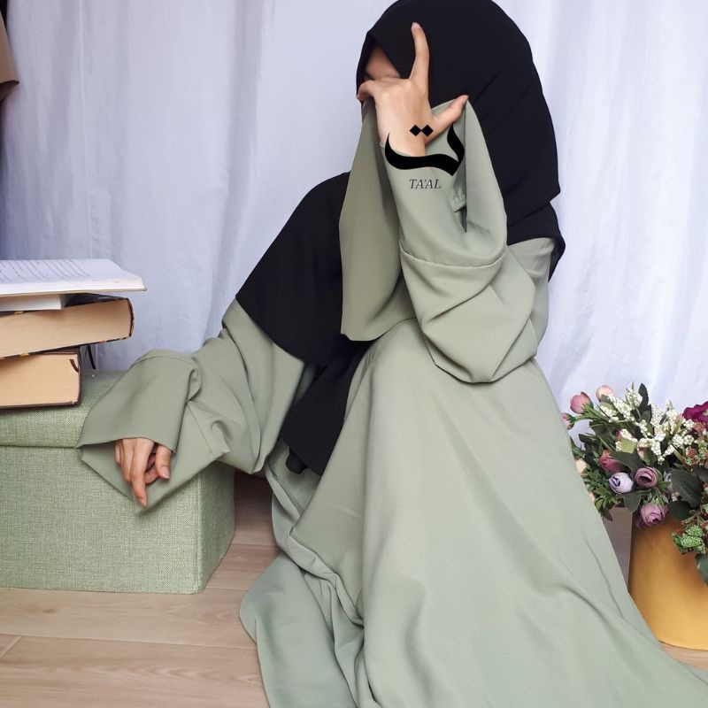 Abaya Turkey BASIC ABAYA เสื้อ สําหรับผู้หญิง
