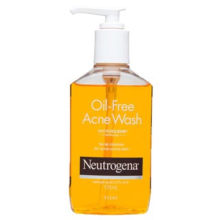 Neutrogena Deep Clean Oil Free Acne Wash นูโทรจีนา ดีพ คลีน ออยล์ ฟรี แอคเน่ วอช 175ml.