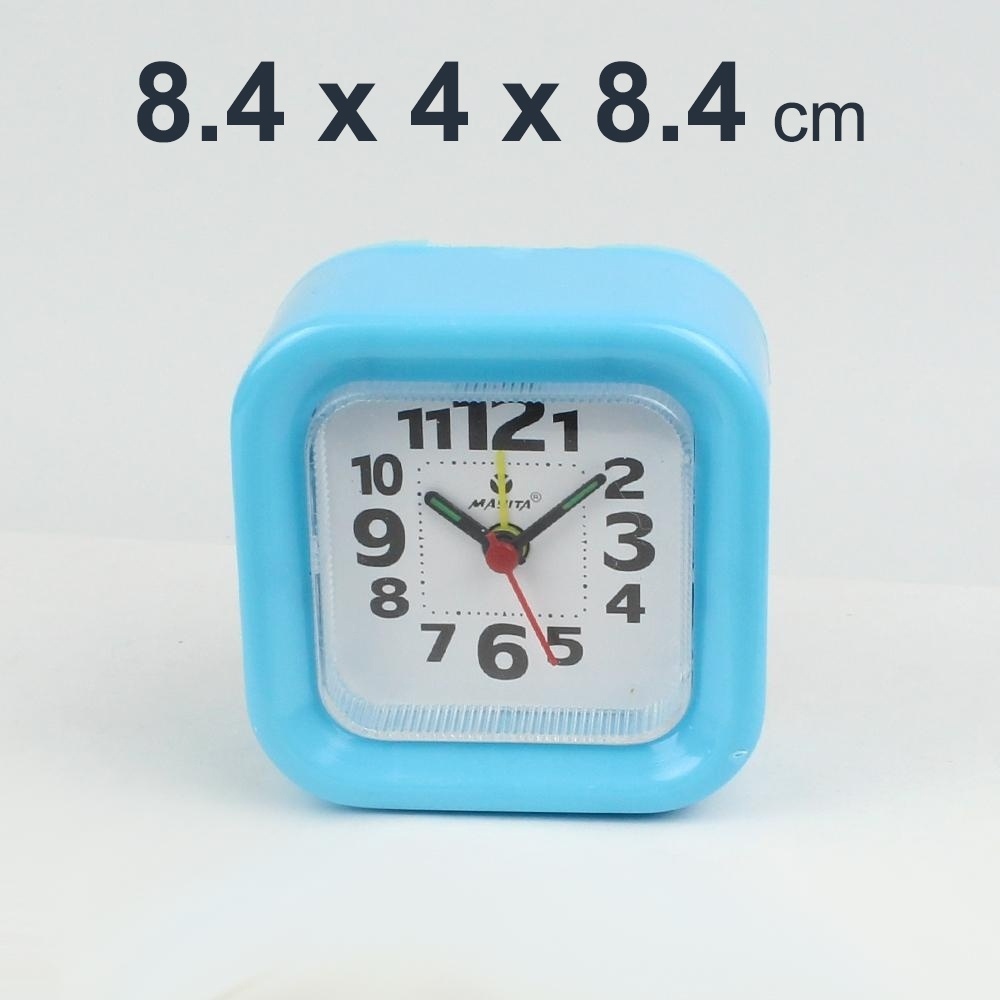 นาฬิกาปลุก ทรงสี่เหลี่ยม Alarm Clock TA-333  นาฬกาตั้งโต้ะ รุ่น Square-plastic-Alarm-Clock-TA-333-00