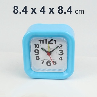   นาฬิกาปลุก ทรงสี่เหลี่ยม Alarm Clock TA-333  นาฬกาตั้งโต้ะ รุ่น Square-plastic-Alarm-Clock-TA-333-00b-Song