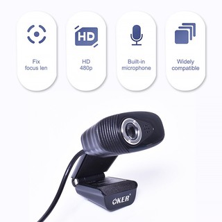 OKER HD-900 OKER WEBCAM 480P with mic SKU-02105