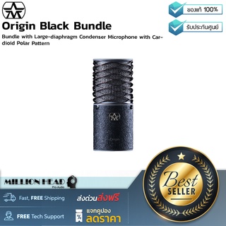 Aston : Origin Black Bundle By Millionhead (Bundle Pack ไมโครโฟนคอนเดนเซอร์ไดอะแฟรมขนาดใหญ่ พร้อม Accessories คู่ตัว)