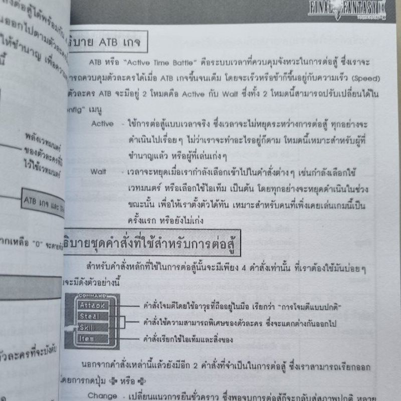 หนังสือบทสรุปเกม FINAL FANTASY IX [ภาค9] [PS1] [คู่มือเกม/เฉลยเกม/หนังสือเกม] [ใหม่]
