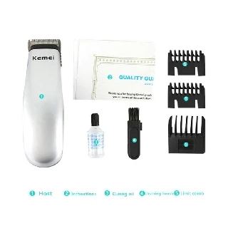 Kemei clipper ผมไฟฟ้ามินิผม T rimmer เครื่องตัดเคราตัดผมสำหรับผู้ชายสไตล์เครื่องมือ
