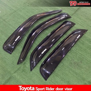 กันสาด กันสาดน้ำฝน Sport rider สปอร์ตไลน์เดอร์  สีดำ 4 ชิ้น 1996 1998 2000 2002 2004 2005