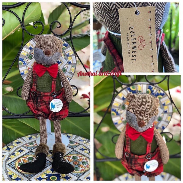 ตุ๊กตาหมาจิ้งจอก ขายาว ของ Queen west trading co Shopee Thailand