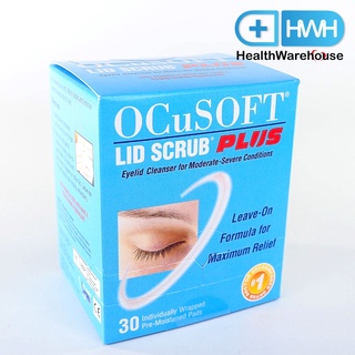 OCuSoft Lid Scrub Plus Pad 30 ซอง / กล่อง กล่องฟ้า