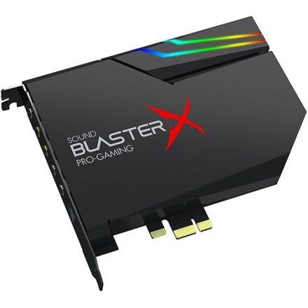 Creative Sound BlasterX AE-5 Hi-Resolution PCIe Gaming Sound Card and DAC with RGB Aurora Lighting S