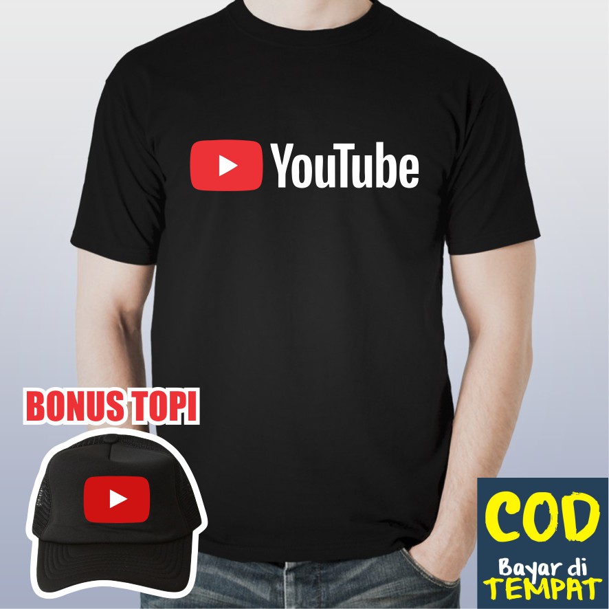 เสื้อยืดมีหมวก BONUS DISTRO PREMIUM YOUTUBE SERIES
