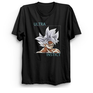 เสื้อยืดแขนสั้น ผ้าฝ้าย 100% พิมพ์ลายอนิเมะ Goku Ultra Instict 30s สีดํา สําหรับผู้ชาย และผู้หญิง ไซซ์ M L XL XXL XXXL