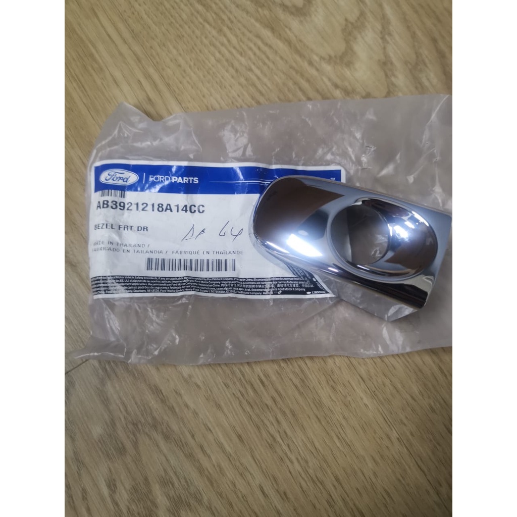 ที่จับประตู (CHROME) อะไหล่ GOT HOLE FORD RANGER T6 , T7 , T8 XLT [ AB39-21-218A14CC ]