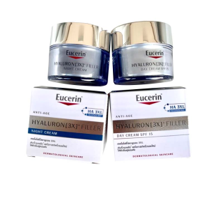 Eucerin Hyaluron Filler Day/Night Cream 50ml แพ็คเกจใหม่ล่าสุด