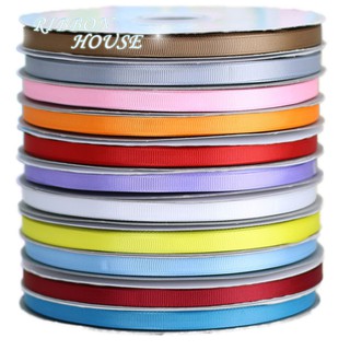 (100 หลา / ม้วน) ริบบิ้น Grosgrain ขายส่ง ห่อของขวัญ ตกแต่งคริสต์มาส ริบบิ้น