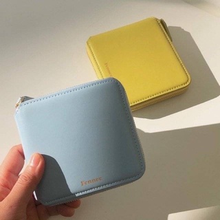 (ทักก่อน) พร้อมส่ง/พรี Fennec ZIPPER WALLET สี​ FOG BLUE 🌫️💙