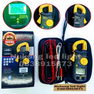 แคมป์มิเตอร์ 3266TD มัลติมิเตอร์ดิจิตอล Mini Clamp Meter 3266TD  คลิปแอมป์ดิจิตอล เช็คกระแสไฟAC(3266TDตัวเล็ก)