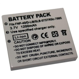 แบตเตอร์รี่กล้อง FUJI Digital Camera Battery รหัส NP-40 FNP-40/ Kodak KLIC-7005 /DL-I8/SLB0737