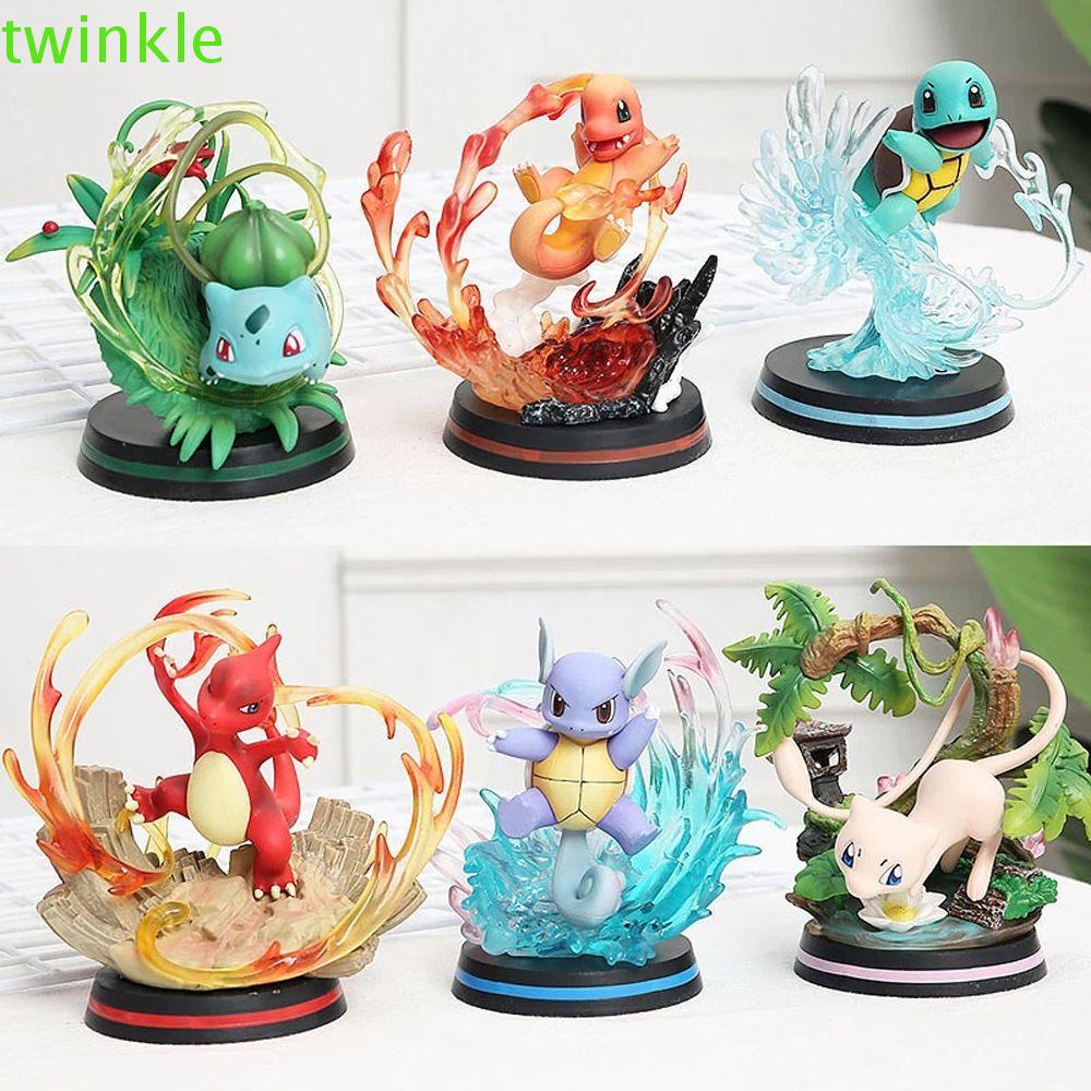 Twinkle1 โมเดลฟิกเกอร์ PVC รูปโปเกม่อน Bulbasaur Blastoise Mewtwo ของ ...