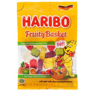 ฮาริโบ้กัมมี่กลิ่นผลไม้รวม 80กรัม Haribo Gummy Mixed Fruit Flavor 80g.