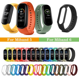 Xiaomi Mi Band 5 สายรัดซิลิโคนสำหรับ Xiaomi Miband 5 6