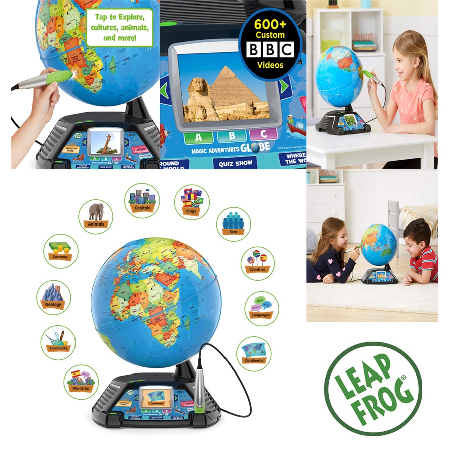 นำเข้า🇺🇸 LeapFrog Magic Adventures Globe Multicolor