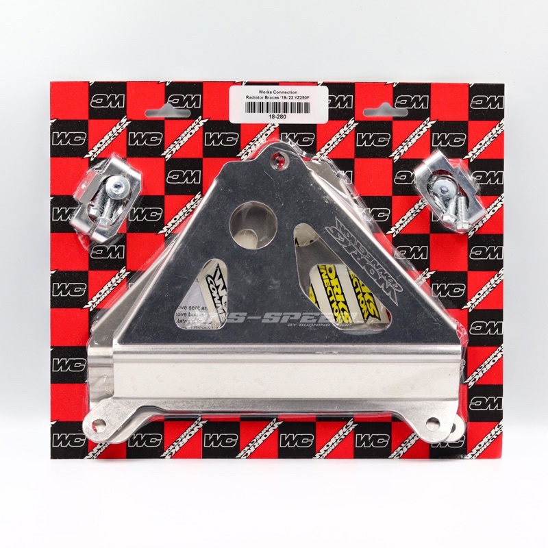 การ์ดหม้อน้ำ YZ250F 19-23 Works Connection Radiator Braces 18-280
