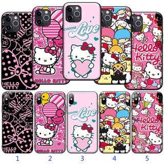 เคสโทรศัพท์ซิลิโคน TPU แบบนิ่ม ลายการ์ตูนคิตตี้ สําหรับ Apple iPhone 8 7 6 6S 5s 5 SE Plus 2020 HZ10