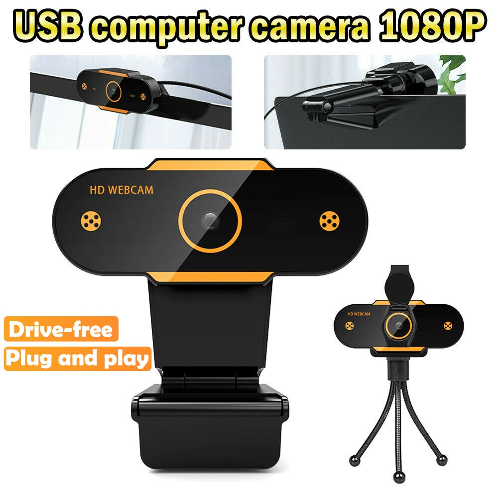 HD Gaming Webcam 1080P with Microphone USB 2.0 60 fps PC Streaming Web Camera For Office Meeting Home 3zkk #8
