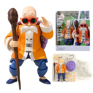 โมเดลฟิกเกอร์ PVC รูป Dragon Ball Z Master Roshi Action Figure SHF Turtle Kame Sennin Wu Tian ของเล่นสําหรับเด็ก