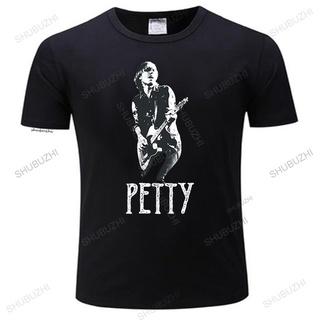 T-shirt  เสื้อยืด พิมพ์ลาย Tom White Stencil2 T Tom Bob Jeff George Roy Dylan Petty Lynne Harrison Orbison สําหรับผู้ชาย