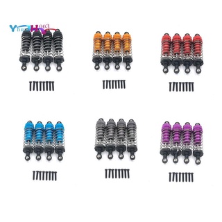 ♞¤✷4Pcs Metal Shock Absorber Damper for Wltoys 124019 124018 144001 RC Car Spare Parts Upgrade Accessories,Purple