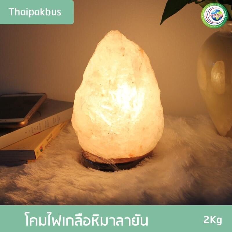 โคมไฟเกลือหิมาลายัน Himalayan Salt Lamp ทรงธรรมชาติ ขนาด 1-3 kg