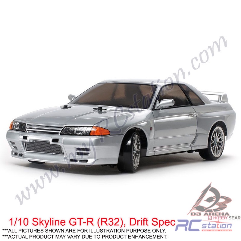Tamiya TT02D 58651 - 1/10 R/C Nissan Skyline GT-R (R32) (TT-02D) Drift Spec [58651]