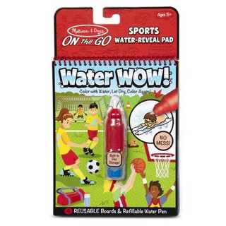 Artwork PAINT-WITH-WATER COLORING BOOK SET MELISSA&amp;DOUG SPORTS Stationary equipment Home use งานศิลปะ ชุดระบายสีด้วยน้ำร