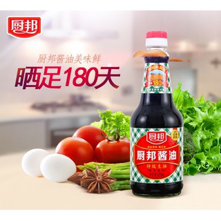 ซีอิ้วขาว ซอสปรุงรส(厨邦酱油 410ml เหมาะสำหรับปรุงอาหารได้หลากหลาย เพื่อเพิ่มรสชาติอาหารให้มีกลิ่นหอม อร่อยกลมกล่อม