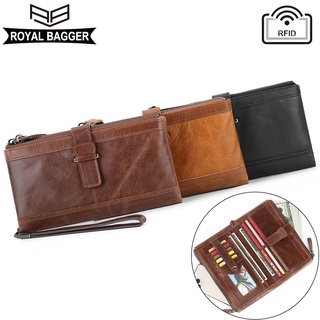 Long Wallets For Men Cowhide Leather  Phone bag