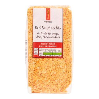 เวทโทรสเลิฟไลฟ์ถั่วแดงสปลิทเลนทิล 500กรัม Wetrose Love Life Red Lentil Split Red Beans 500g
