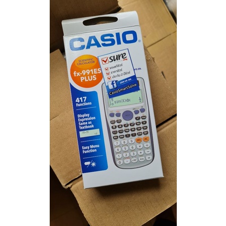 แท้ !!!!  100​% Casio Fx-991es plus เครื่องคิดเลขวิทยาศาสตร์ ( ของใหม่ )