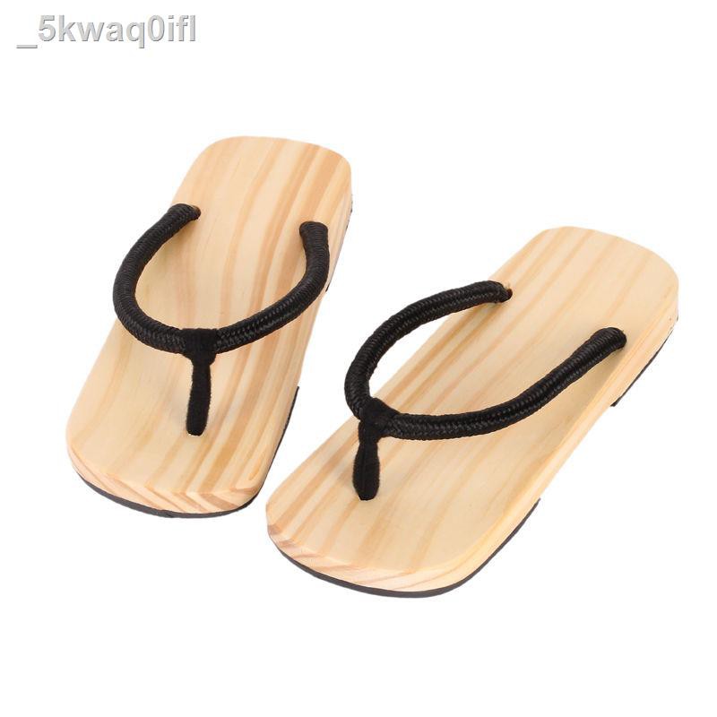 ถูกและดี Demon Slayer Kimetsu No Yaiba Cosplay Clogs Geta Nezuko Kimono Shoes เนสึโกะ รองเท้า ☾▩Ghost Slayer COS Clog