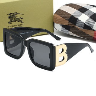 แว่นตากันแดดแฟชั่น แบรนด์ Burberry Oculos De Sol UV400 สําหรับผู้ชาย ผู้หญิง