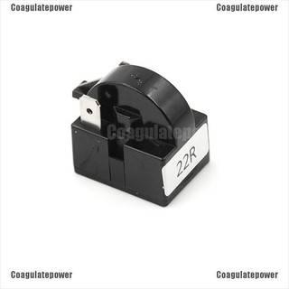 Coagulatepower กล่องพลาสติก 22 โอห์ม 2 Pins Ptc Starter Relay สําหรับตู้เย็น