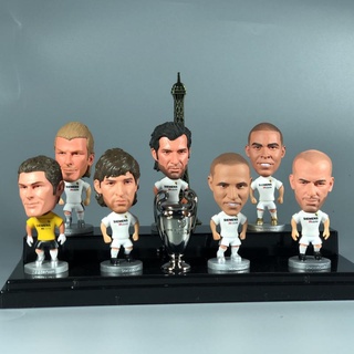 ฟิกเกอร์ตุ๊กตาฟิกเกอร์ รูปฟุตบอล Star Zidane Figo Raul YM สําหรับตกแต่ง