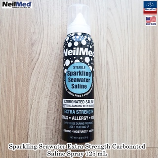 NeilMed® Sterile Sparkling Seawater Saline Spray 120 g  สเปรย์น้ำเกลือล้างจมูก Extra Strength Carbonated