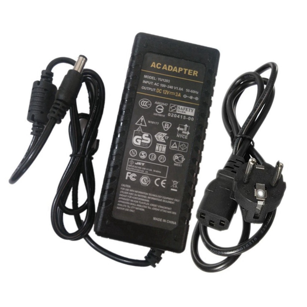 12V 3A อะแดปเตอร์ AC แหล่งจ่ายไฟสําหรับ 12V Philips 234CL2SB 224CL2 234CL2 ADPC1236 สายไฟ LED Monito
