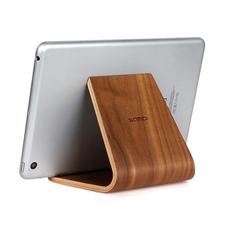 Portable Birch Wooden Phone Tablet Stand Holder Dock Station Cradle for iPhone10 8 7 Plus iPad mini 4 Air Samsung S8 edg