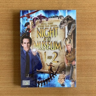 DVD : Night at the Museum ภาค 1 + 2 คืนมหัศจรรย์ พิพิธภัณฑ์มันส์ทะลุโลก [มือ 1 ปกสวม] Ben Stiller ดีวีดี หนัง