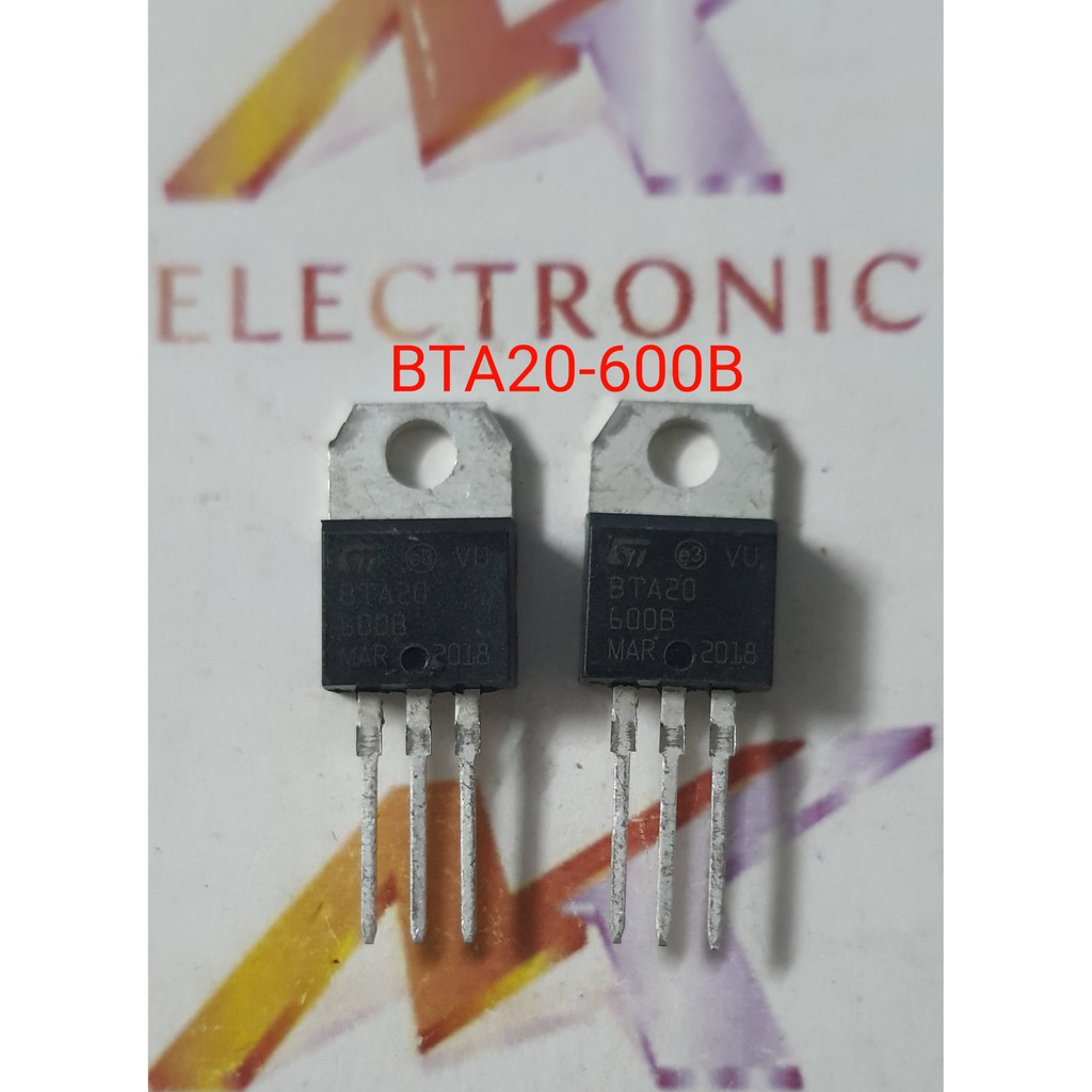 ส่วนประกอบ BTA20-600B BTA20 600 BTA20600B TRIAC 20A 600V TO220 100% ใหม่