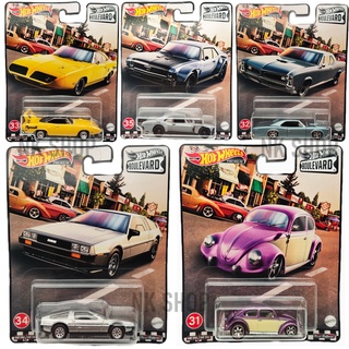 HOTWHEELS ชุด BOULEVARD เบอร์ 31-35 ล้อยาง แพ็คพรีเมียร์ Hotwheels PREMIUM โมเดลรถเหล็ก ของสะสมรถ