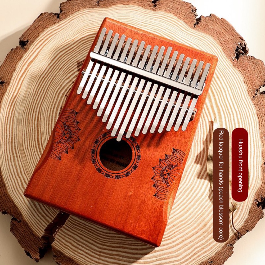 Kalimba 17 Keys Thumb Piano High Quality Handguard Wood Mahogany Body ...