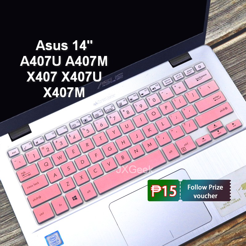 ฝาครอบแป้นพิมพ์ Asus X407 X407U A407U A407M S4100 X407MA A407U A407M X407m X407MA X407UA X407UF PU40